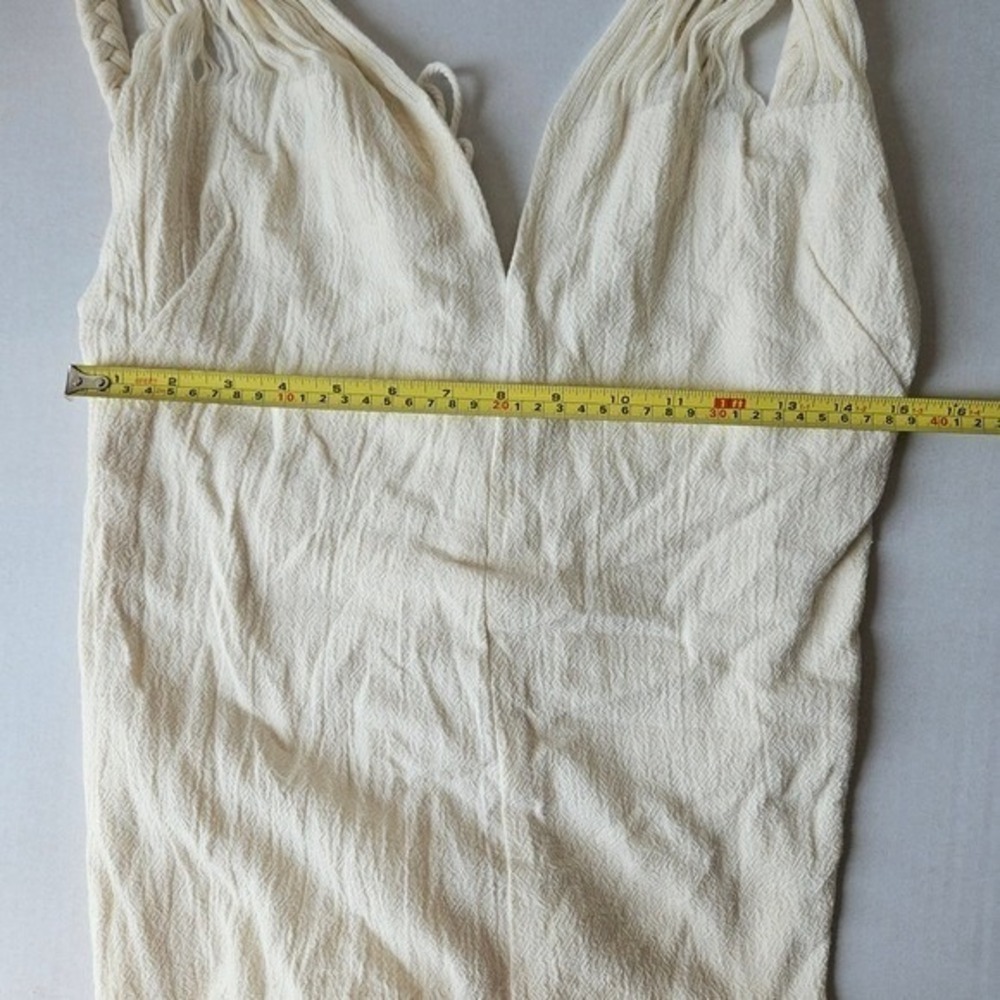 Maxi Dress Women Small Cream Festival Country Cowgirl Western Beach Bridal Angel - Picture 5 of 7